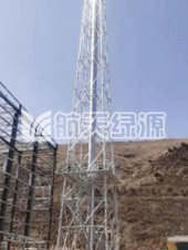 山西興縣50米塔架不銹鋼煙囪項目（口徑DN800mm，高度50m)